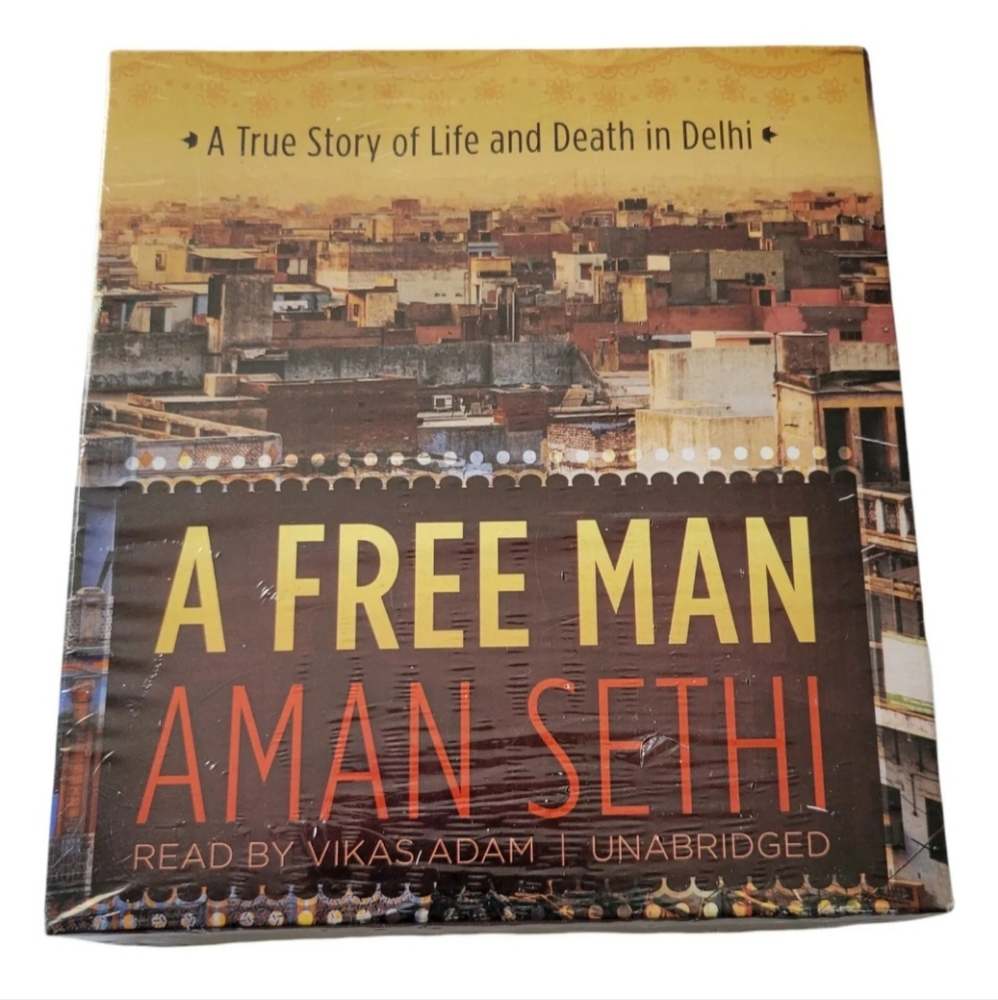 A Free Man by Aman Sethi 2012 Unabridged CD NEW (Read Description).